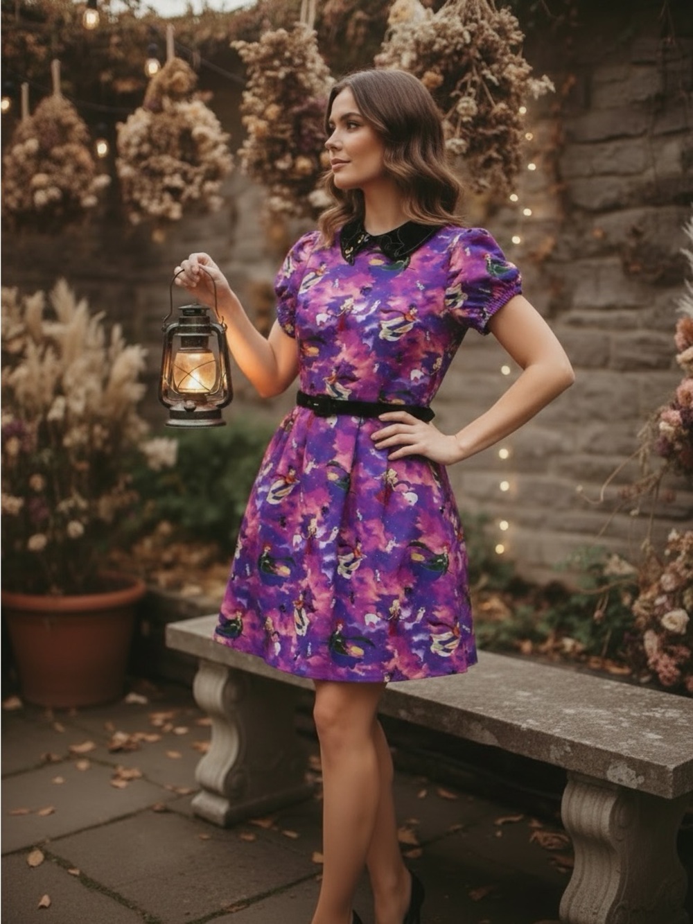 Loungefly Stitch Shoppe Hocus Pocus Halloween Dress “Natasha” NWT size XL